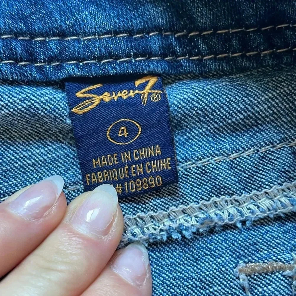 🔥4/$20 Seven7  Jean Shorts - Picture 7 of 11